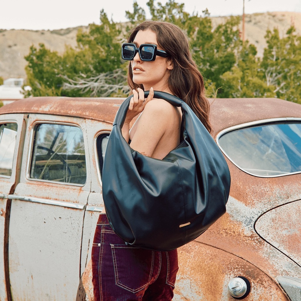 WANDERLUST VEGAN HOBO TOTE BAG